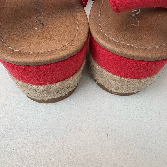 Ladies, 9, Lane Bryant, red sandal, new, great gift, vacation ready! - Picture 3 of 5